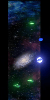 immersive bowling alien invasion background